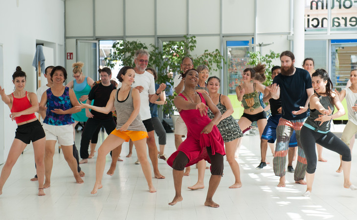 Projekt Saturdance in der Brunnenpassage